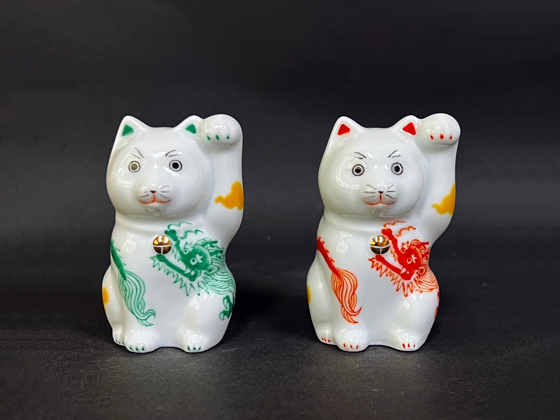 招き猫w龍