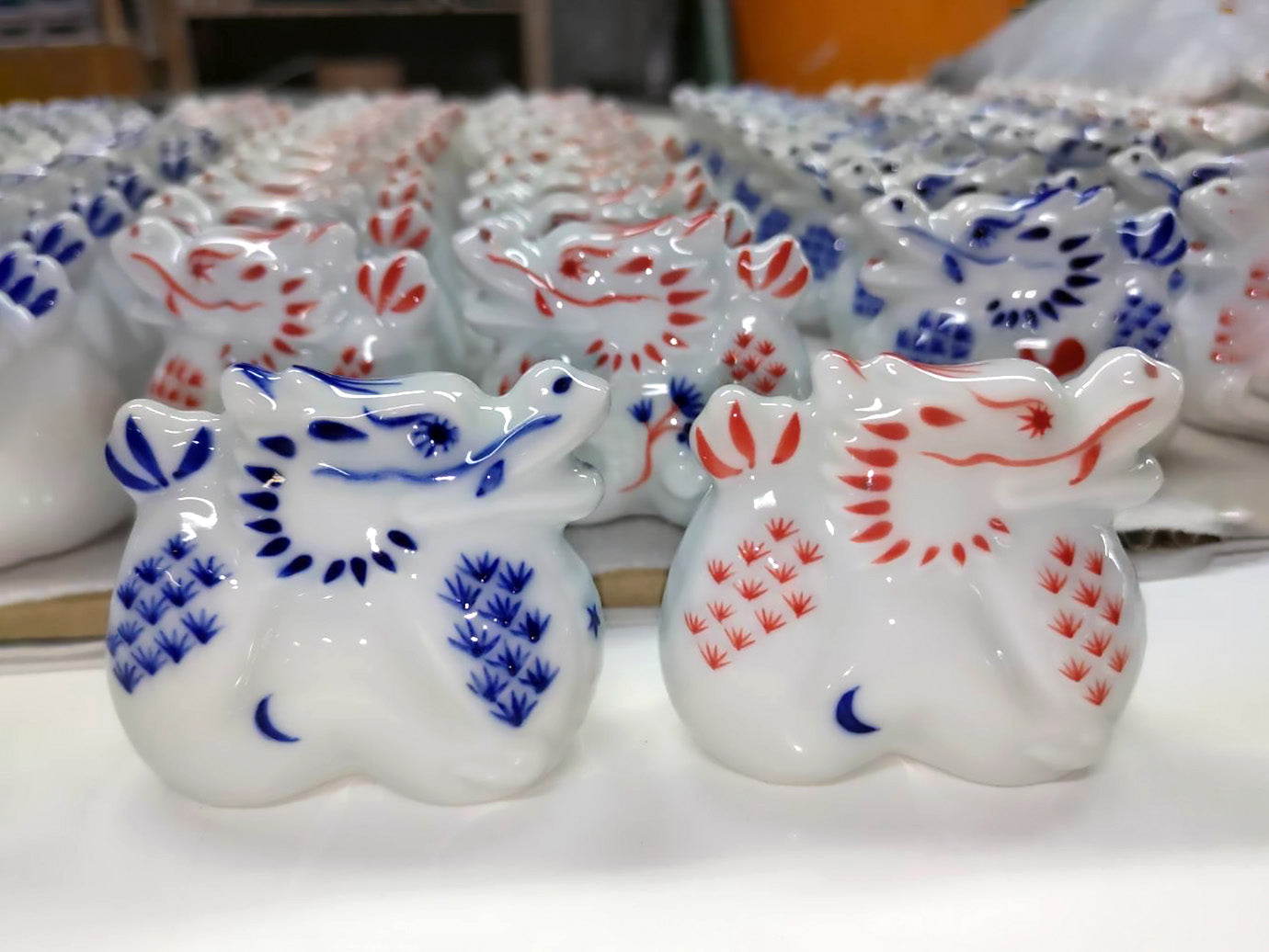 干支 ”辰” Yumi Inoue「星と月」